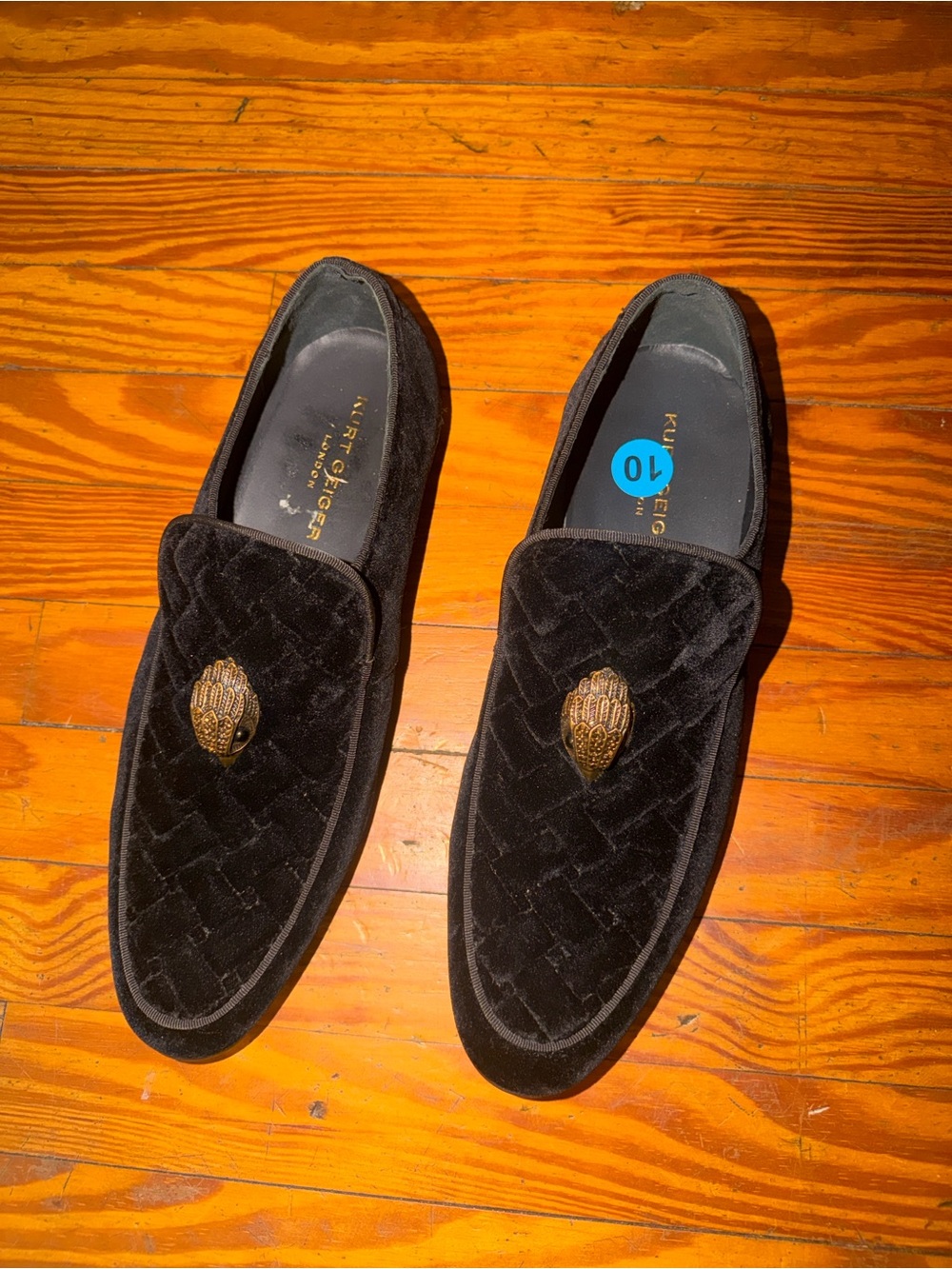 🖤🐤 Kurt Geiger London Men Black Loafers Shoes